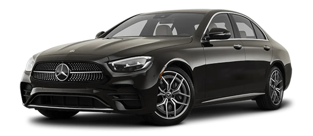 Black Mercedes executive car for Esher Cars business and premium travel